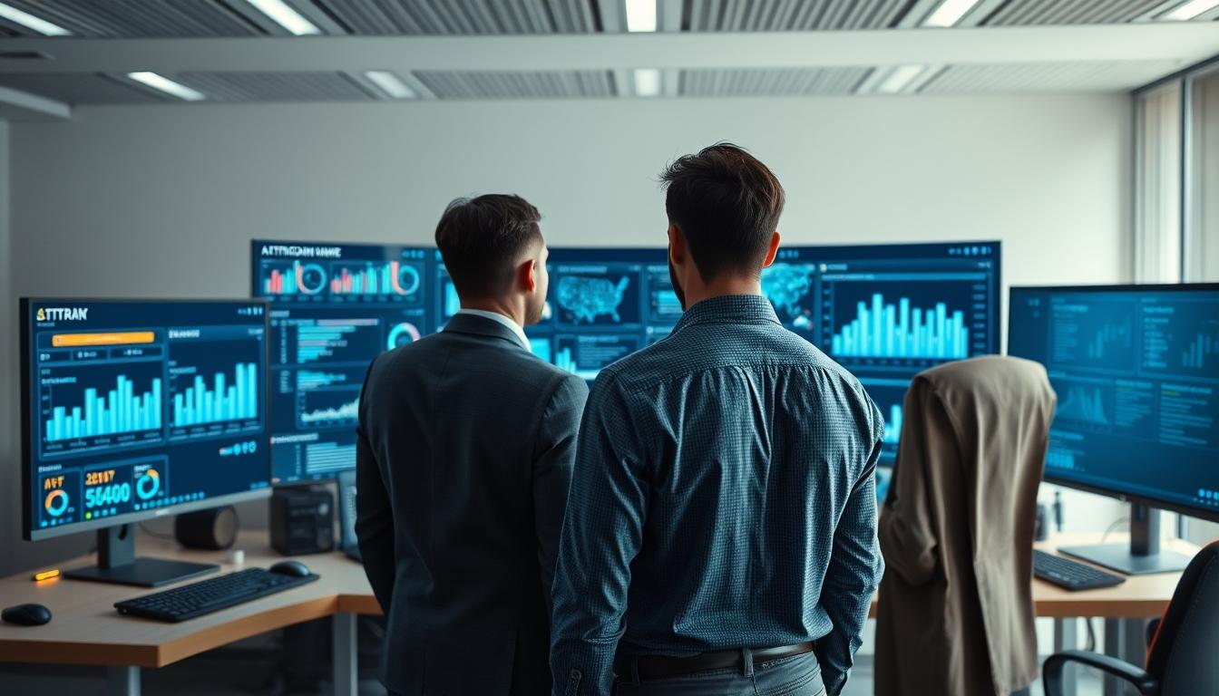 Enterprise software dashboards and business process automation